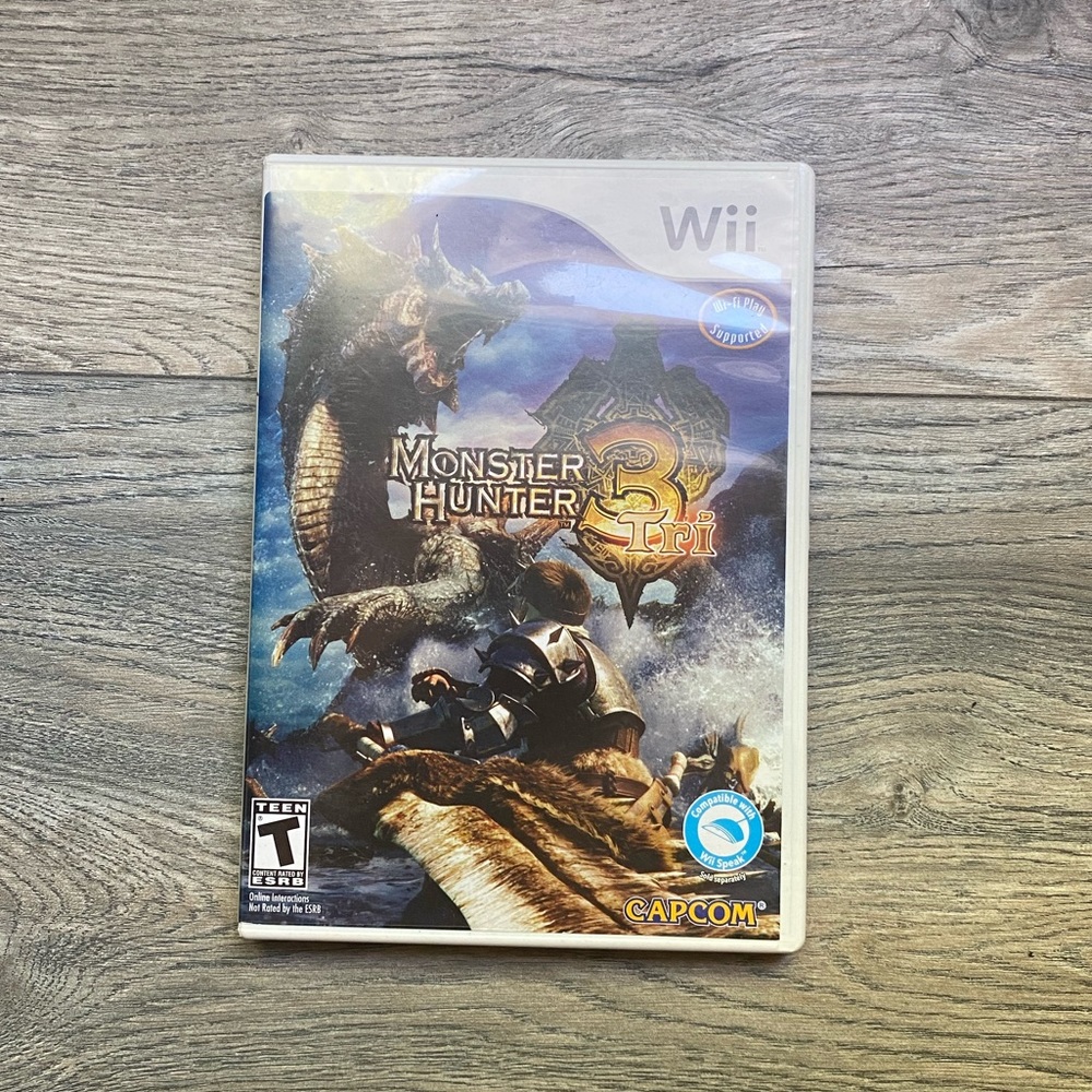 monster hunter tri 3 wii